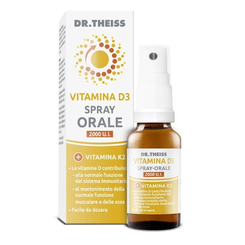 Naturwaren Italia Theiss Vitamina D3 Spray Orale 20 Ml
