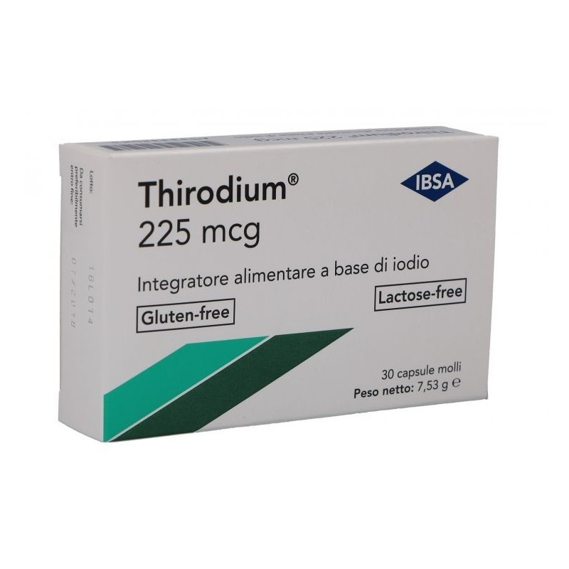 Ibsa Farmaceutici Italia Thirodium 225 30 Capsule 7,54 G
