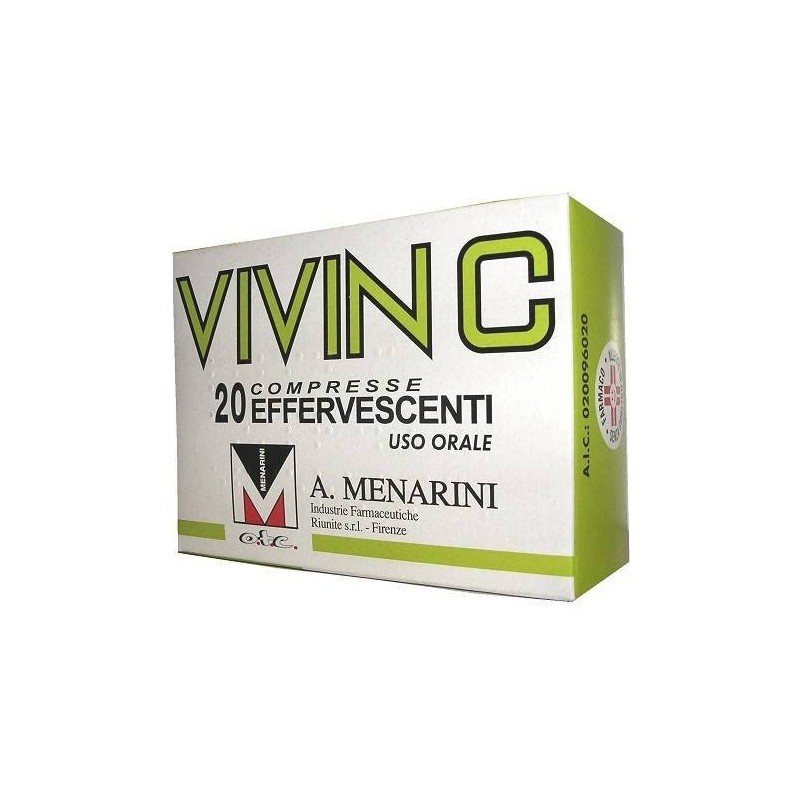 Menarini Vivin C antidolorifico e antipiretico 20 compresse