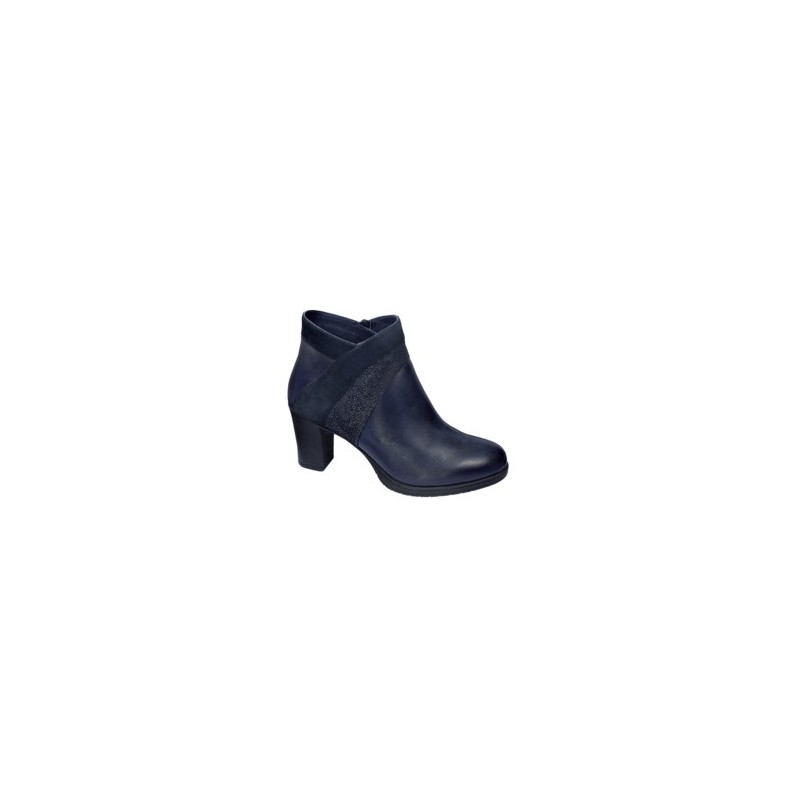 Scholl Shoes Calzatura Anitha Leather Woman Navy Blue 38