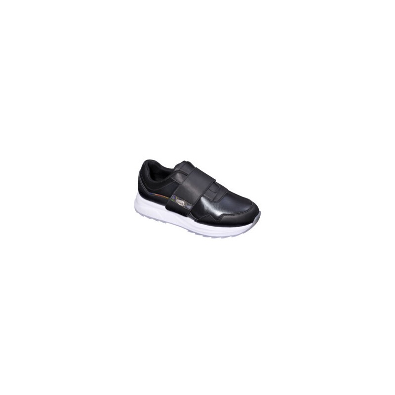 Scholl Shoes Calzatura Beyonce' Strap Leather+laminated Synthetic Woman Black 39