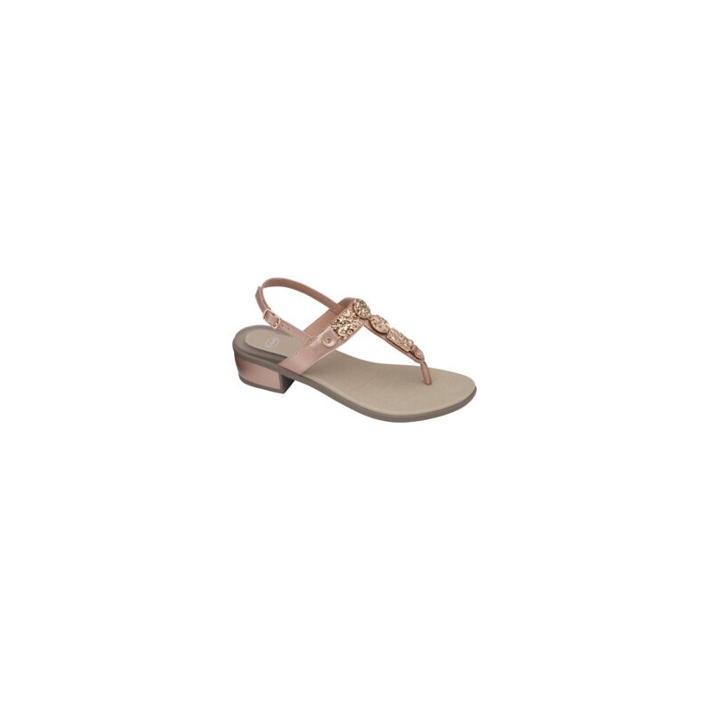 Scholl Shoes Ischia Flip-flop Synthetic+accessory W Oro Rosa 37