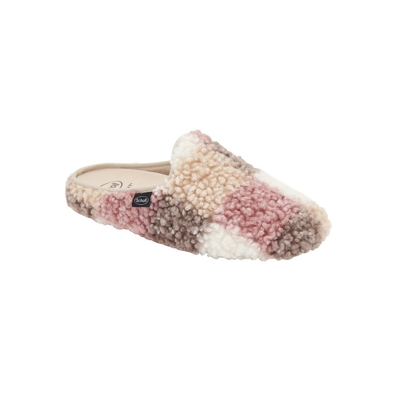Scholl Shoes Calzatura Maddy Curly Synthetic Fur Woman Pink/multi 37