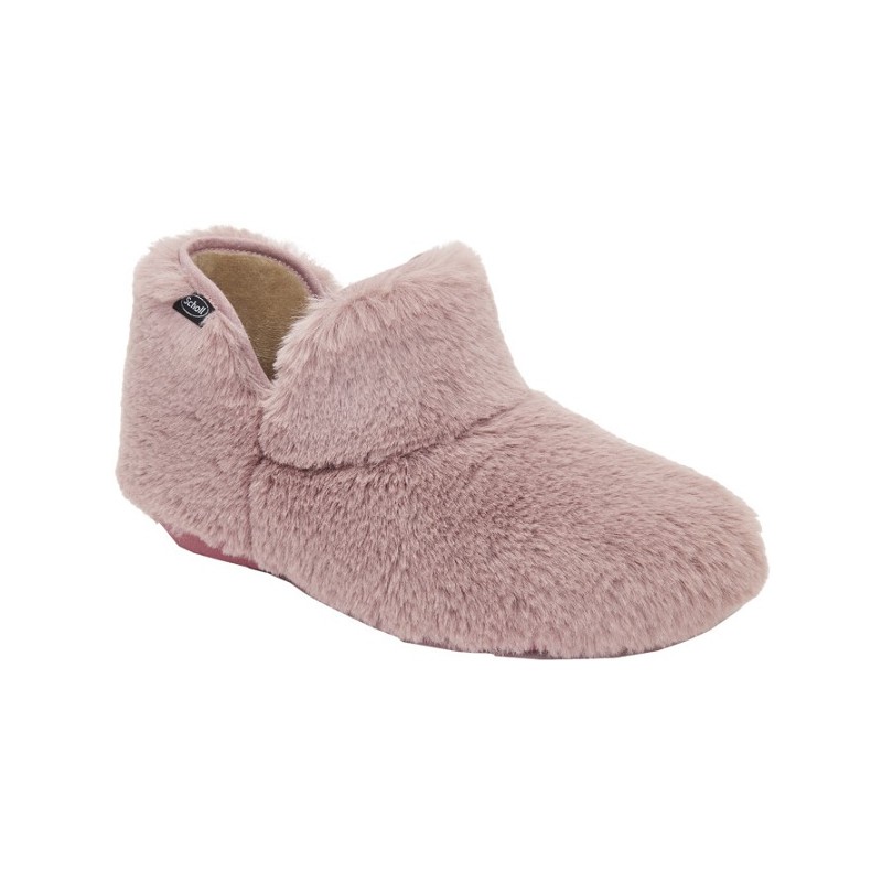 Scholl Shoes Calzatura Molly Bootie Synthetic Fur Woman Dusty Pink Pelliccia Sintetica 36