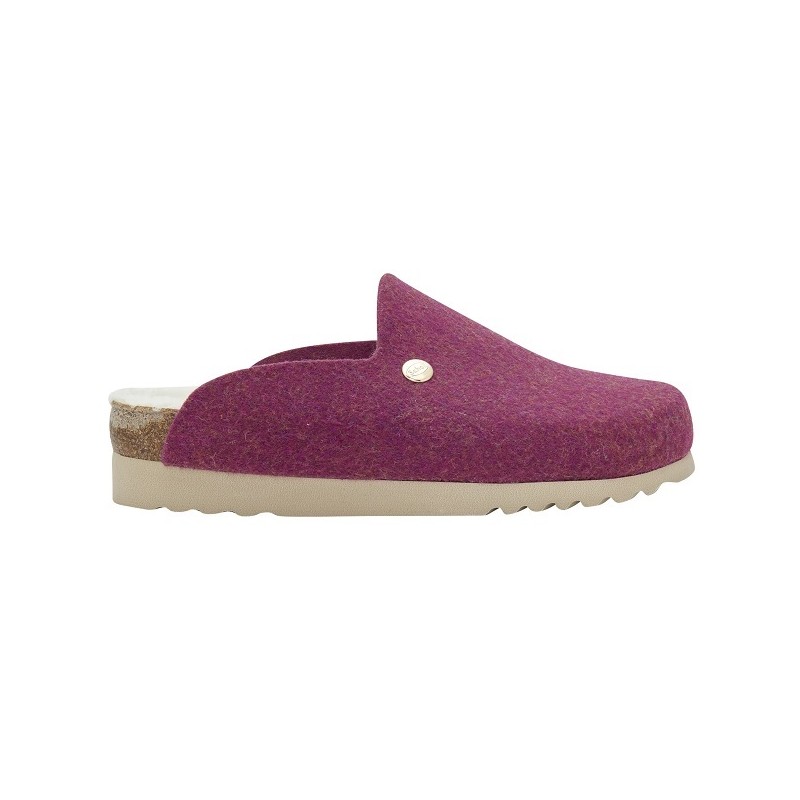 Scholl Shoes Pantofole Sirdal Fluffy Woman Magenta 37