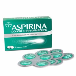 Aspirina Dolore e Infiammazione da 20 compresse rivestite