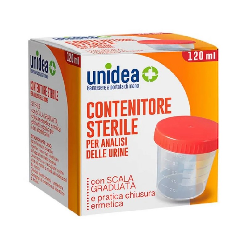 Unidea Contenitore Sterile Per Analisi Delle Urine 120ml