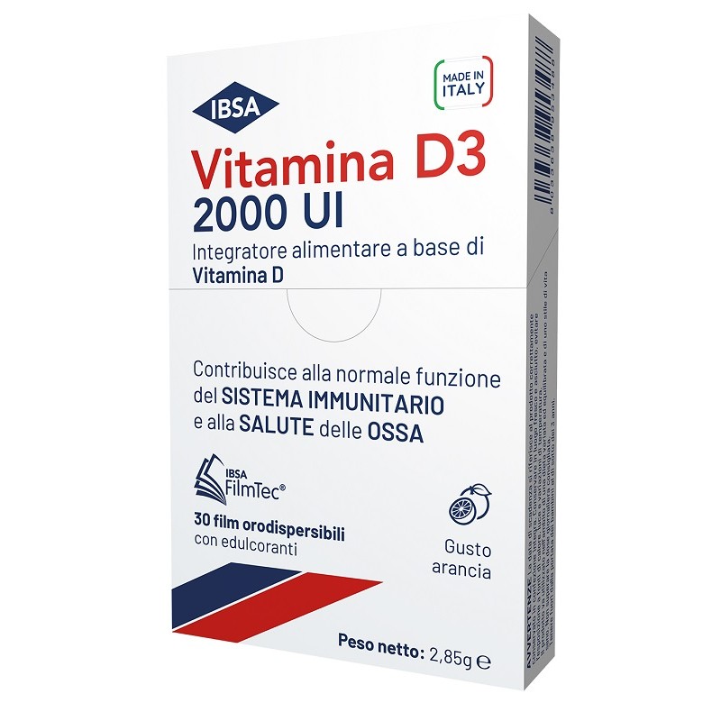 Ibsa Farmaceutici Italia Vitamina D3 Ibsa 2000 Ui 30 Film Orodispersibili