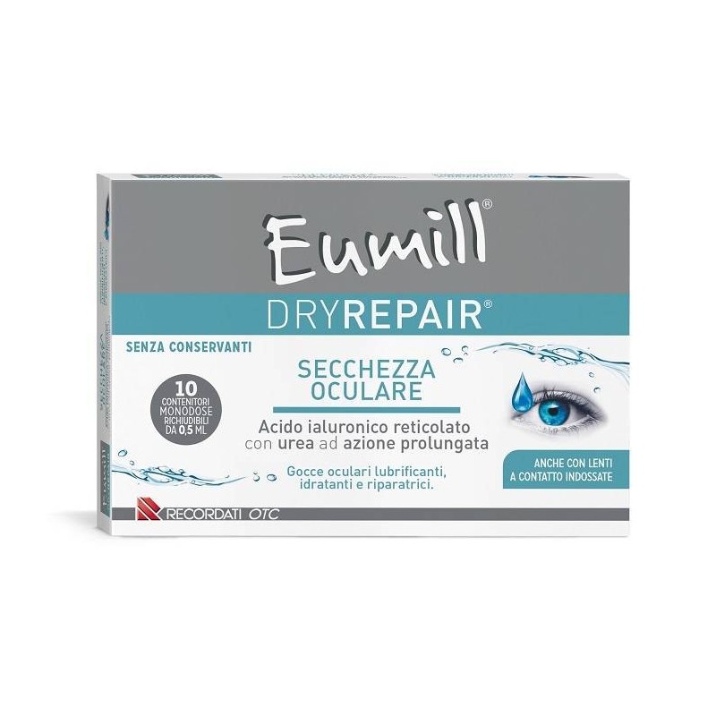 Eumill Dry repair Gocce Oculari 10pz da 0,5ml