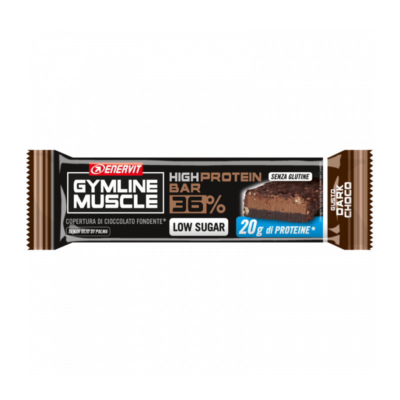 Enervit Gymline Protein Bar 36% Barretta Dark Chocolate 55 G