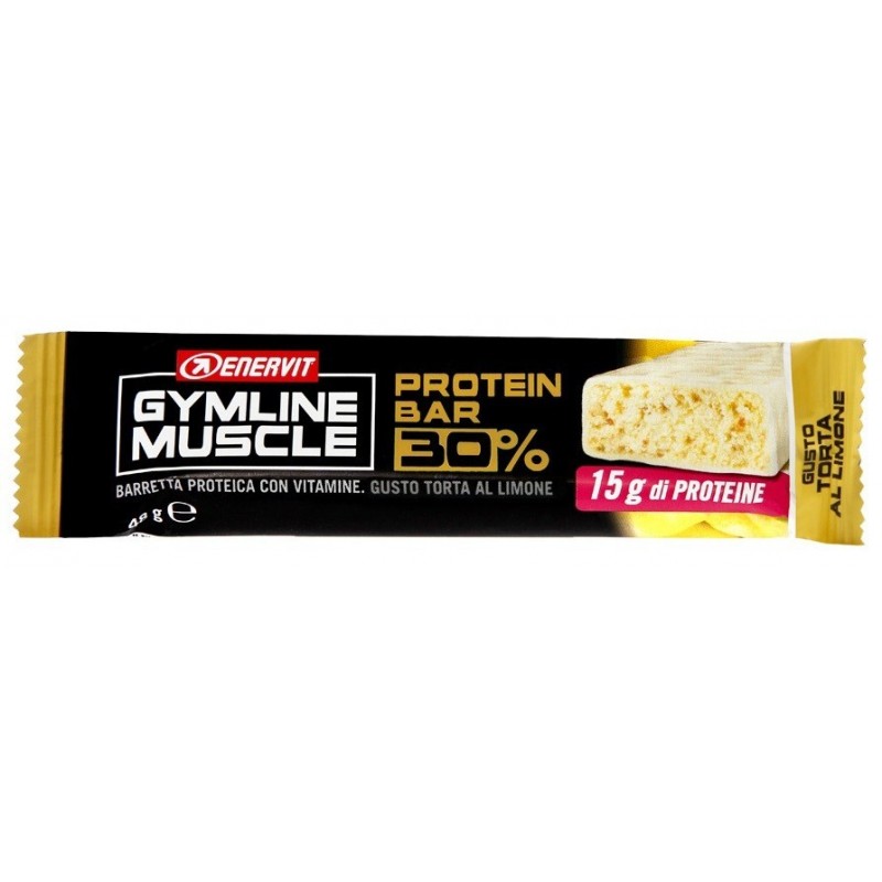 Enervit Gymline Muscle Protein Barretta Torta Al Limone 48 G Sconto 32%