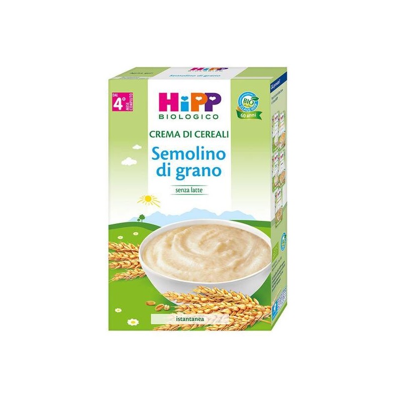 Hipp Italia Hipp Bio Crema Cereali Semolino Di Grano 200 G