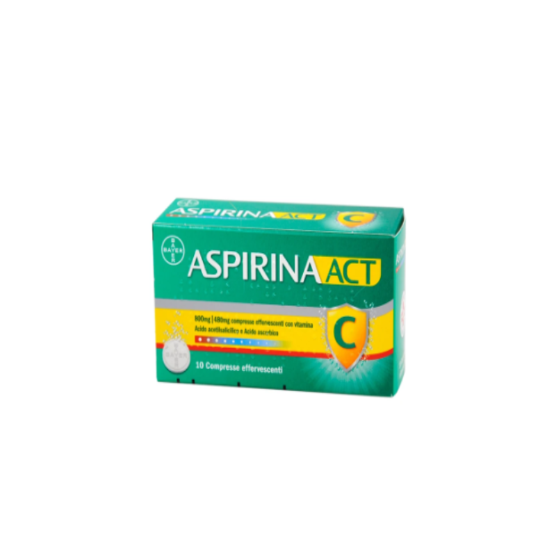 Bayer AspirinaAct 10 Compresse 800 mg/480 mg analgesico