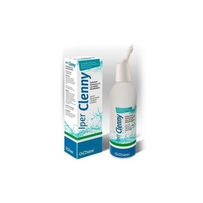 Chiesi Farmaceutici Iper Clenny Spray Nasale Erogazione Continua Soluzione Ipertonica Con Acido Ialuronico 100 Ml