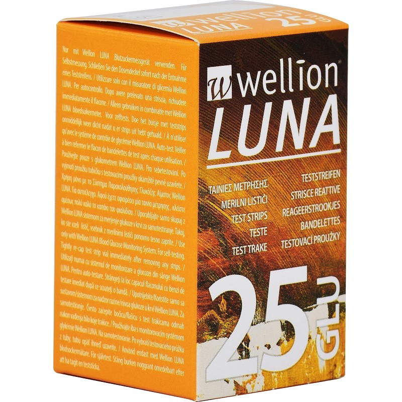 Med Trust Italia Wellion Luna 25 Strips