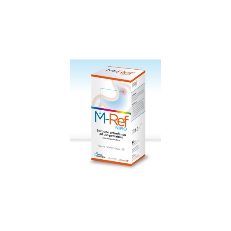 Maya Pharma M-ref Nipio Sciroppo Antireflusso Ad Uso Pediatrico 150 Ml Con Siringa Dosatrice