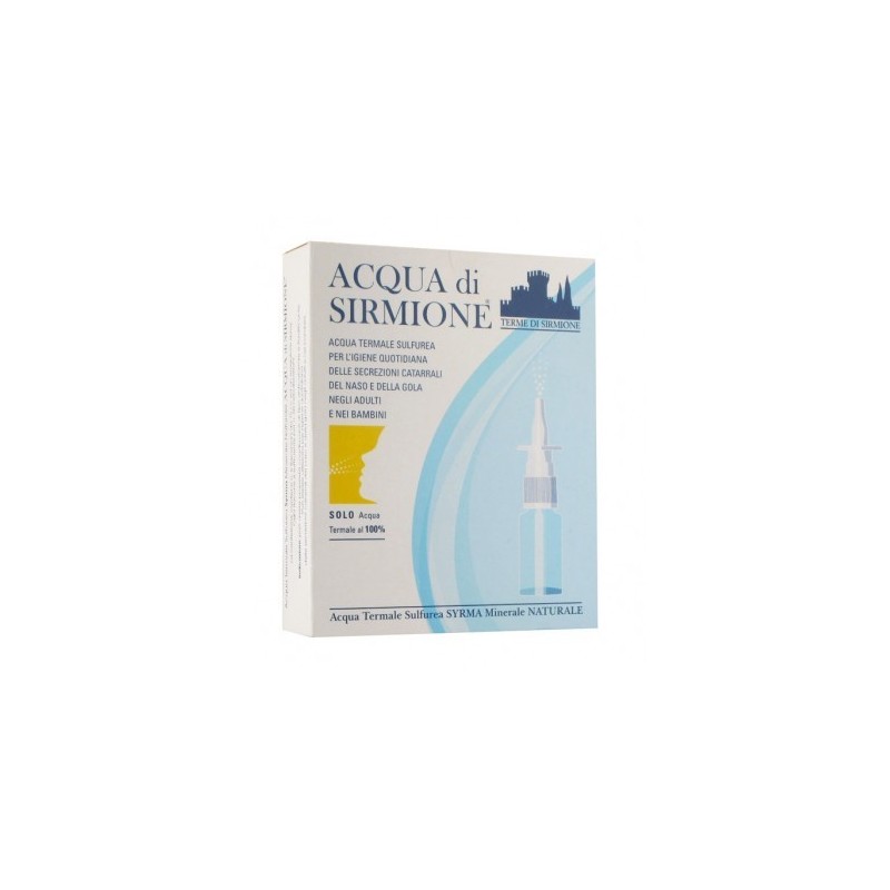 Acqua di Sirmione Minerale Spray Nasale 6 flaconcini da 15 ml