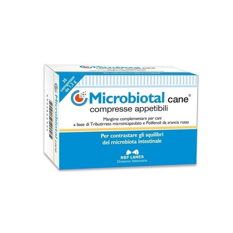 N. B. F. Lanes Microbiotal Cane Blister 30 Compresse Appetibili