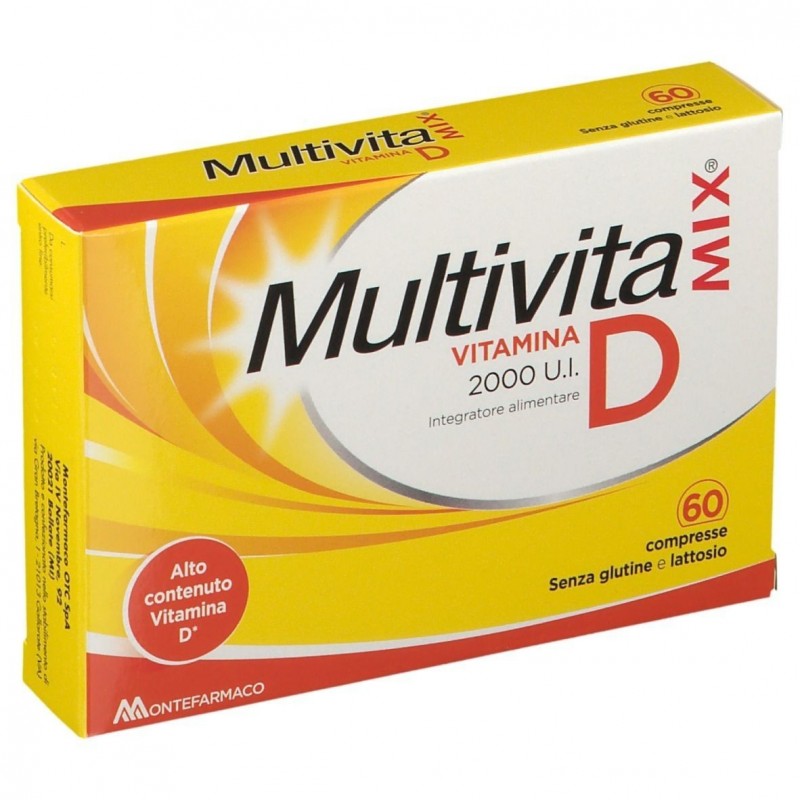 Montefarmaco Otc Multivitamix Vitamina D 2000 Ui 60 Compresse
