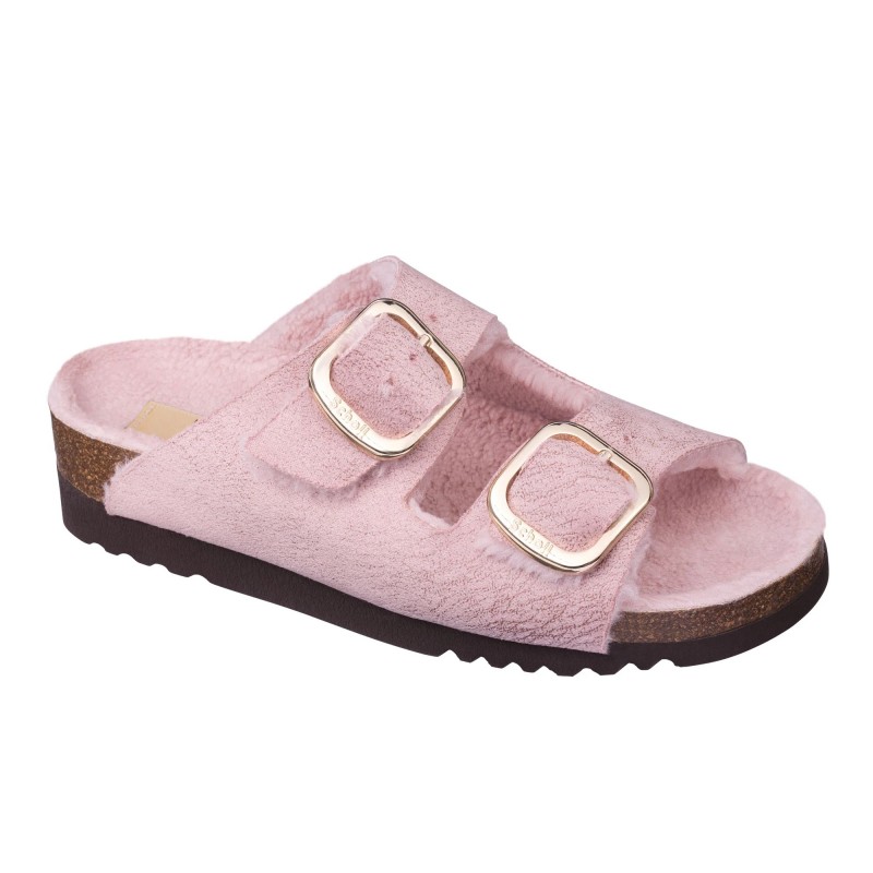 Scholl Shoes Ciabatte Rosa Vintage Ilary Fluffy 36