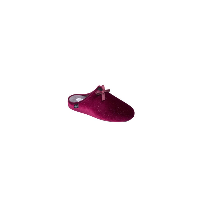 Scholl Shoes Rachele Glitterata in Microfibre Woman Bordeaux 35