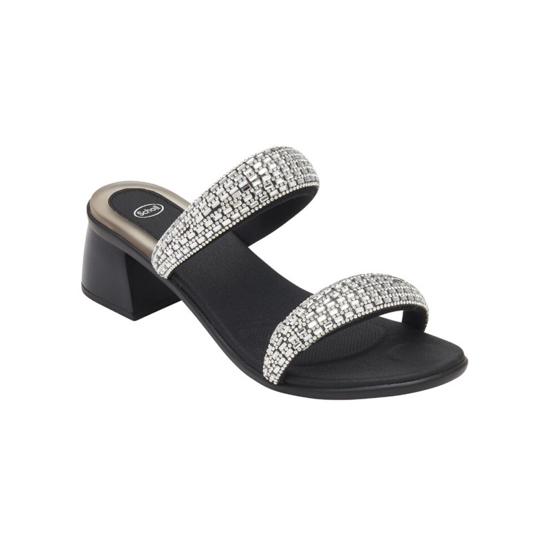 Scholl Shoes Lombard Microfibre+strass Woman Black 36