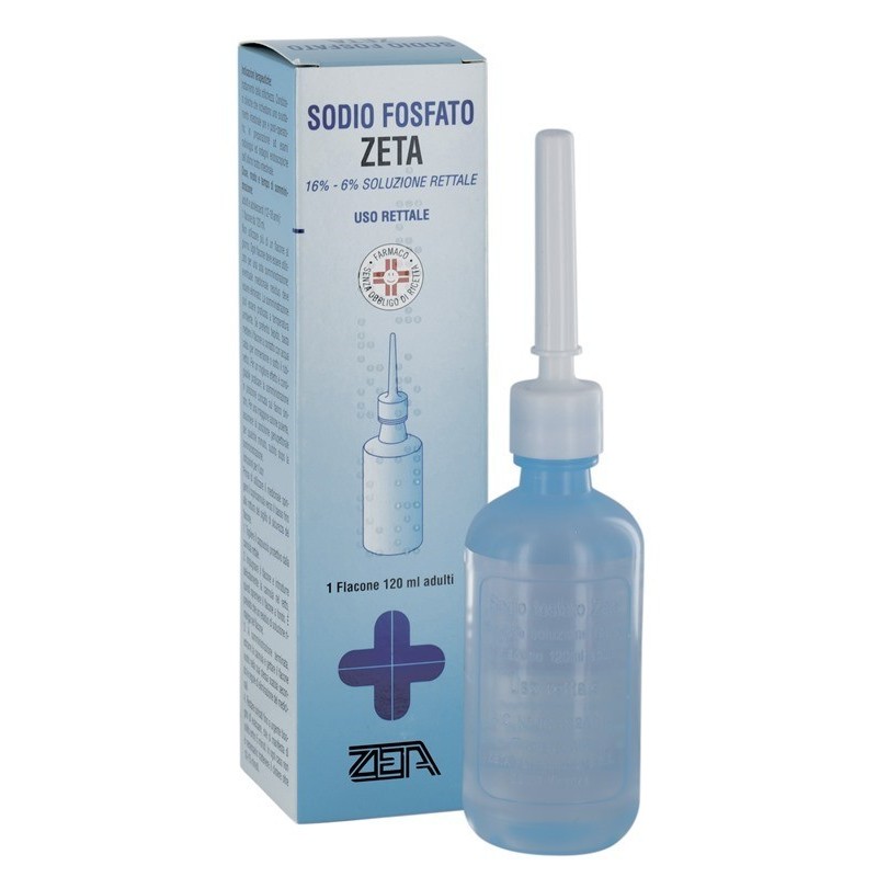 Zeta Farmaceutici Sodio Fosfato Zeta 16%/6% Soluzione Rettale Sodio Fosfato Monobasico Monoidrato E Sodio Fosfato Bibasico Eptai