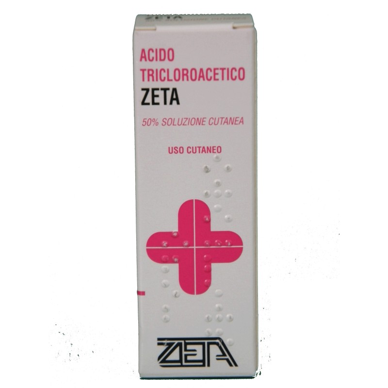 Zeta Farmaceutici Acido Tricloroacetico Zeta 50% Soluzione Cutanea