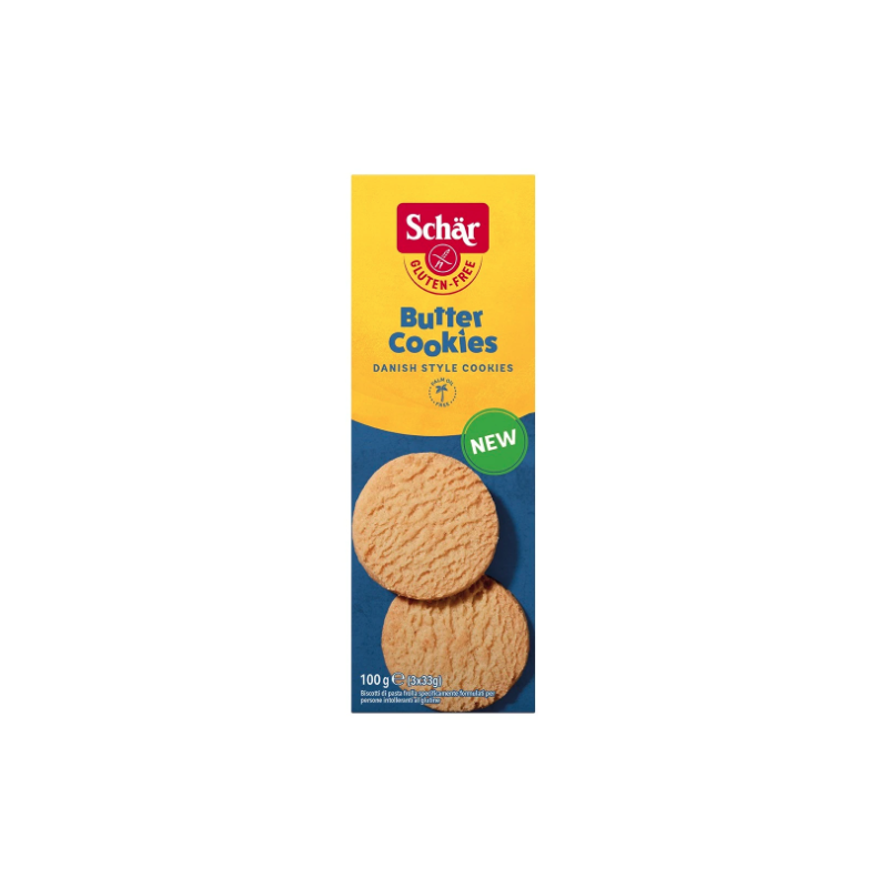 Dr. Schar Schar Butter Cookies Biscotti Di Pastafrolla 3 Porzioni Da 33 G