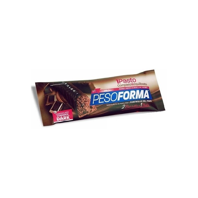 Nutrition & Sante' Italia Pesoforma Monopasto Cioccolato Fondente 2 X 31 G