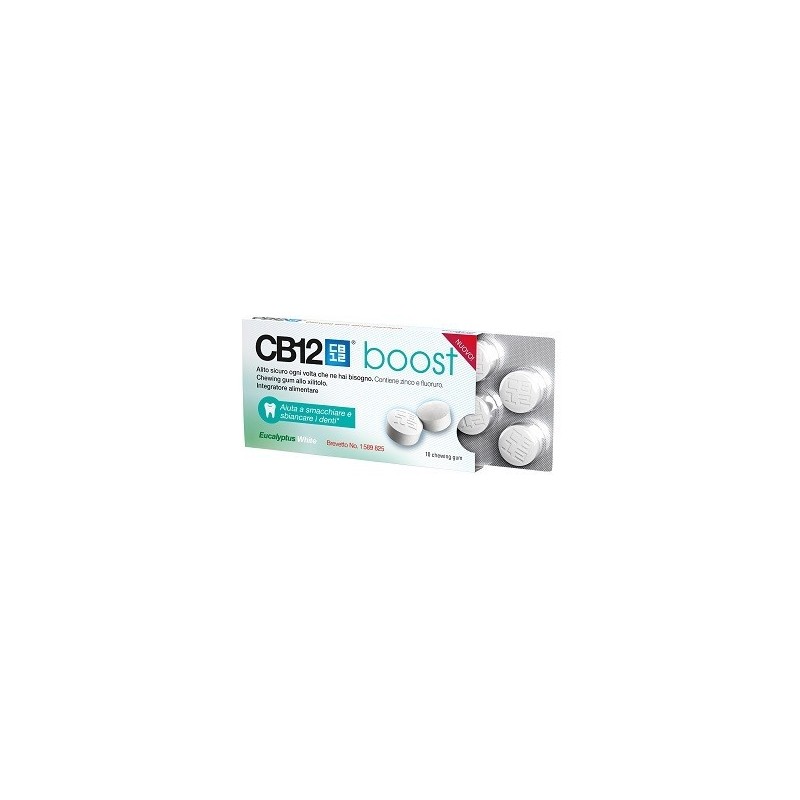 Meda Pharma Cb12 Boost Eucalyptus White 10 Chewing Gum