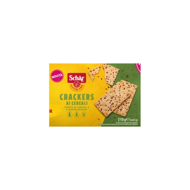 Dr. Schar Schar Crackers Cereali Senza Lattosio 6 Monoporzioni Da 35 G