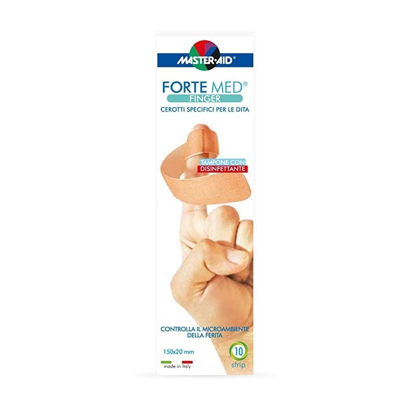 Pietrasanta Pharma Cerotto Master-aid Elastic Finger 10 Pezzi