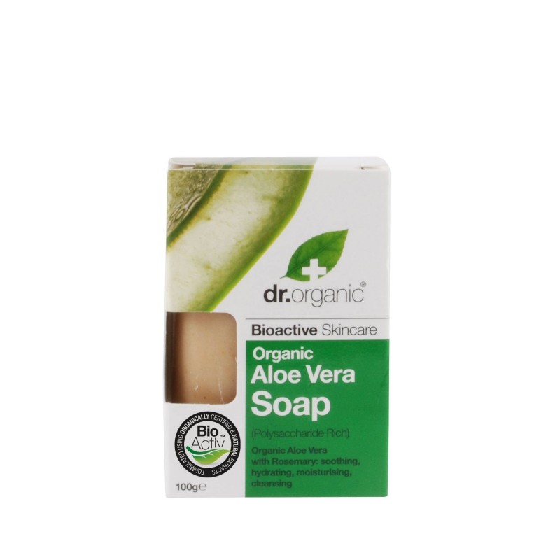 Optima Naturals Dr Organic Aloe Vera Soap Saponetta 100 G