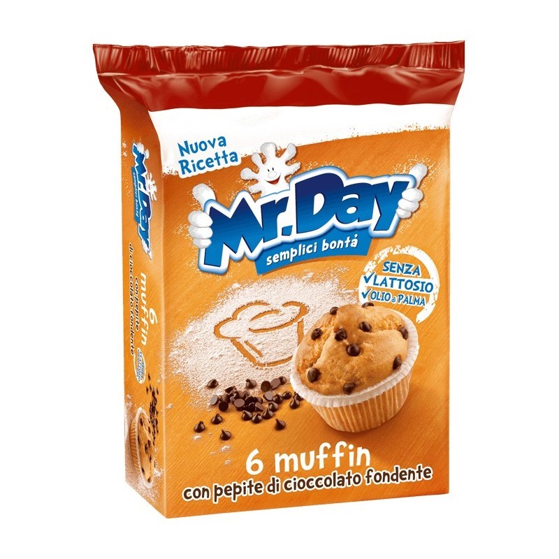 Vicenzi Mr Day Muffin Senza Glutine Con Pepite Di Cioccolato