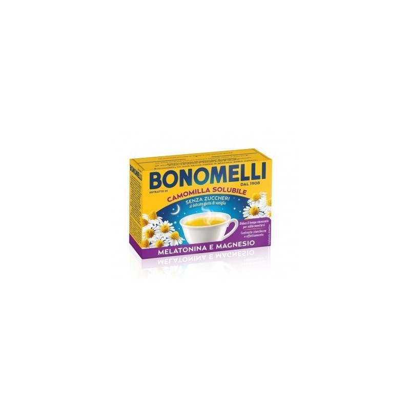 Bonomelli Camomilla Solubile Melatonina Magnesio 16 Bustine