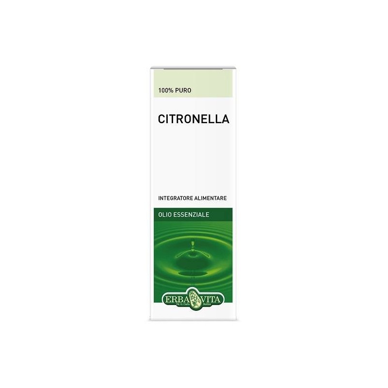 Erba Vita Group Citronella Cyna Olio Essenziale 10 Ml