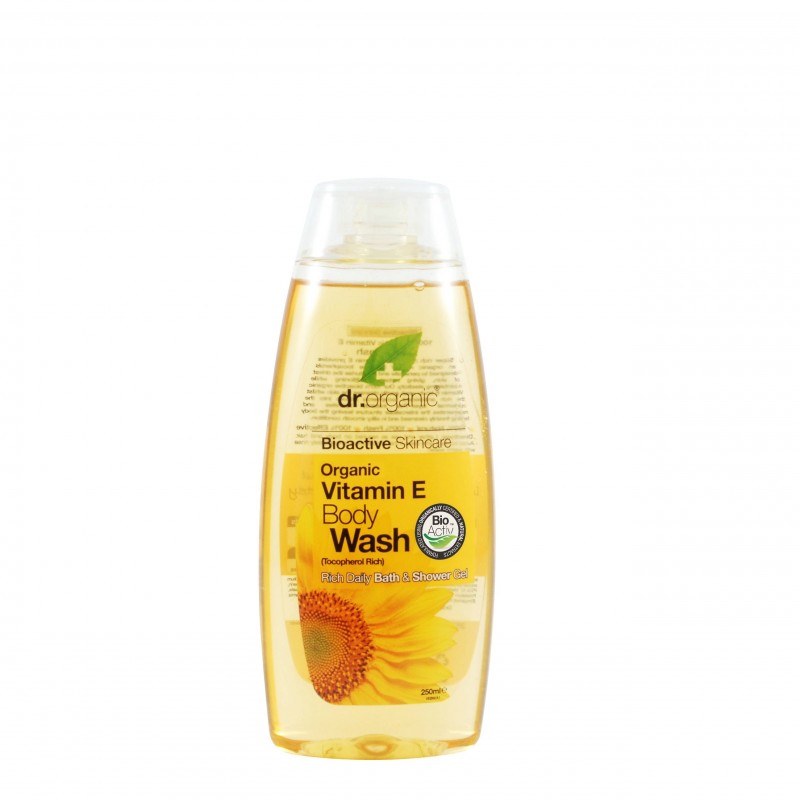 Optima Naturals Dr Organic Vitamin E Body Wash Detergente Corpo 250 Ml