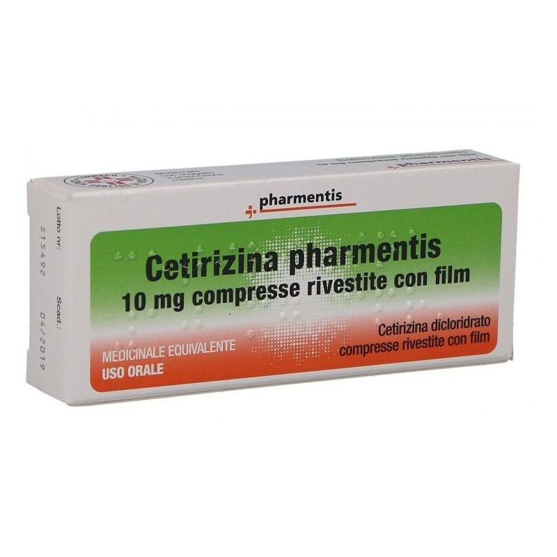 Aurora Licensing Tinazir 10 Mg Compresse Rivestite Con Film Cetirizina Dicloridrato Medicinale Equivalente