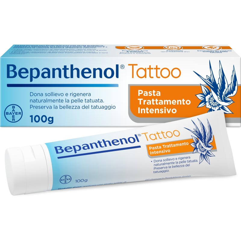 Bayer Bepanthenol Tattoo Pasta Trattamento Intensivo 100 G