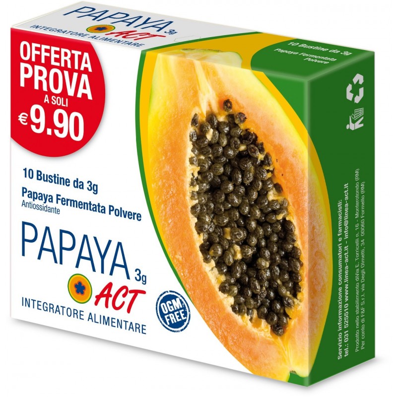 F&f Papaya Act 10 Bustine Da 3 G