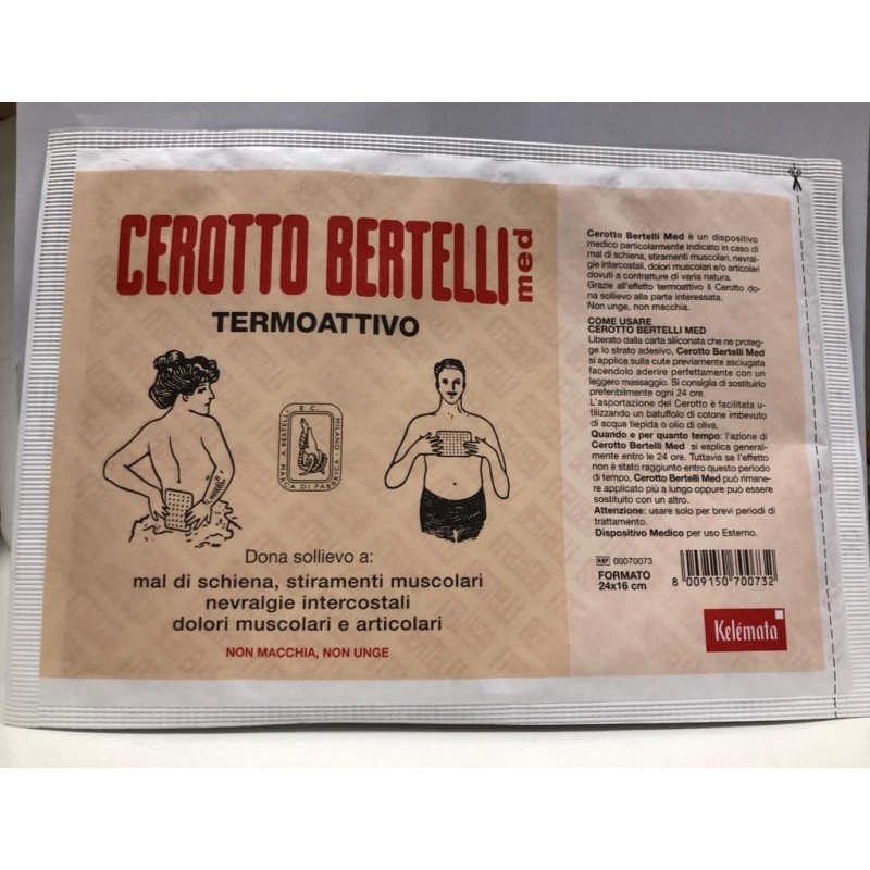 Kelemata Bertelli Cerotto Med Grande 24 X 16 Cm