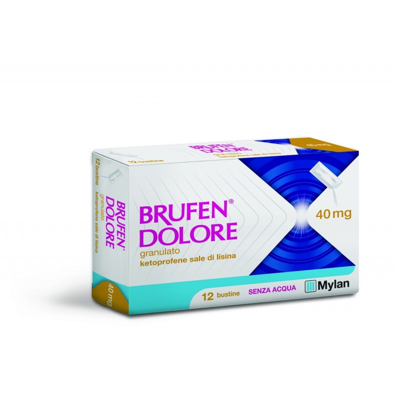 Mylan Brufen Dolore 40 Mg Granulato Ketoprofene Sale Di Lisina