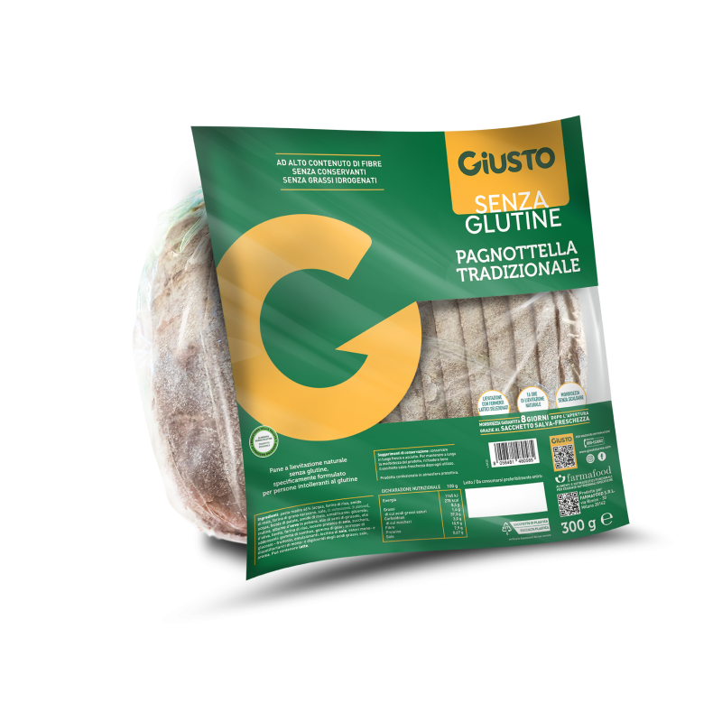 Farmafood Giusto Senza Glutine Pagnottella 300 G