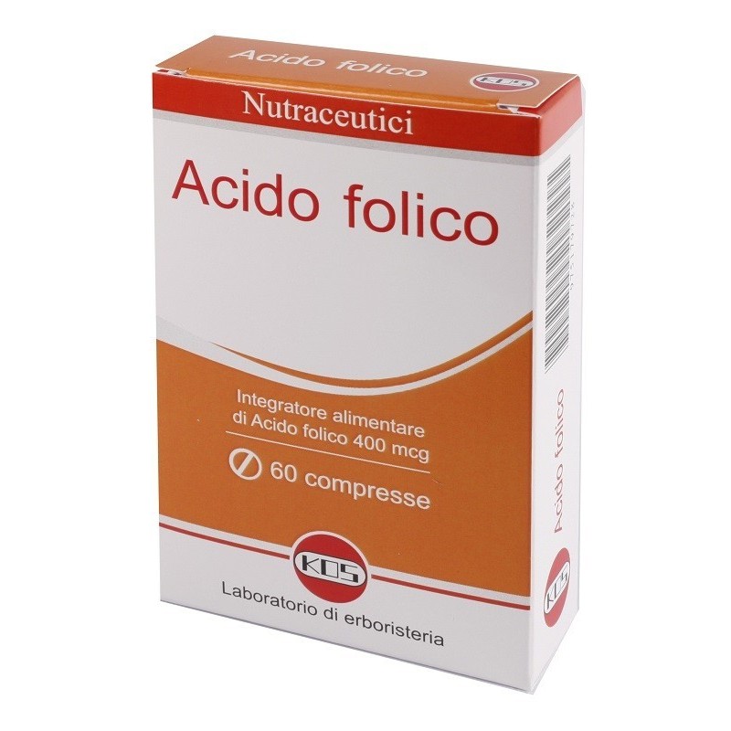 Kos Acido Folico 400mcg 60 Compresse