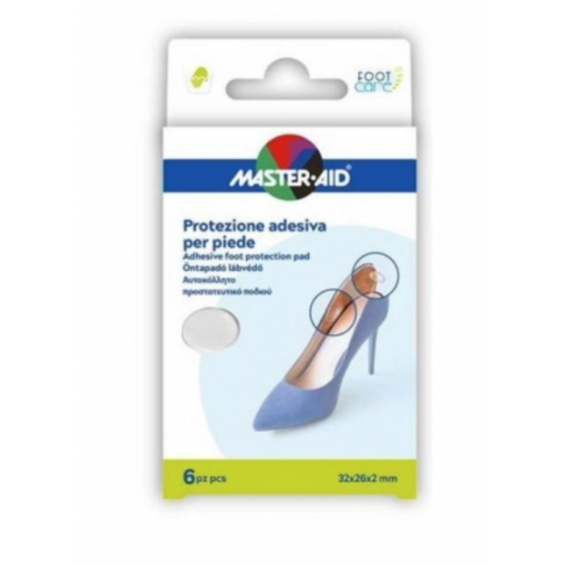 Pietrasanta Pharma Master-aid Foot Care Protezione Gel Adesiva 6 Pezzi