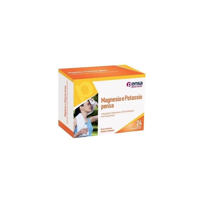 Towa Pharmaceutical Magnesio E Potassio Arancia Pensa 24 Bustine Effervescenti