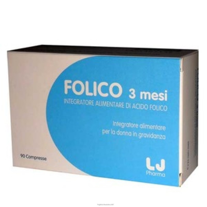 Farmitalia - Soc. Unipers. Folico 3 Mesi 90 Compresse