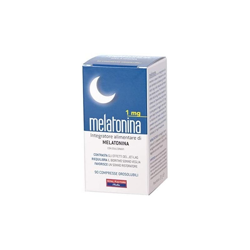 Vital Factors Italia Melatonina 1 Mg 90 Compresse Orosolubili