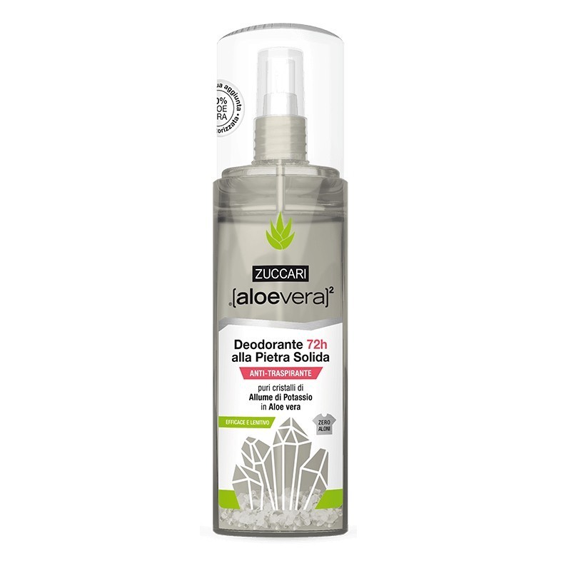 Zuccari Aloevera2 Deodorante Pietra Solida Spray 100 Ml